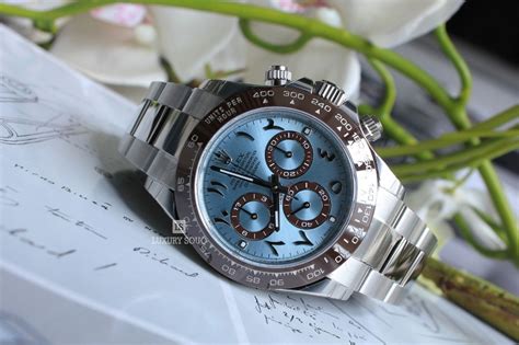 rolex daytona platinum arabic dial retail price|rolex daytona arabic dial price.